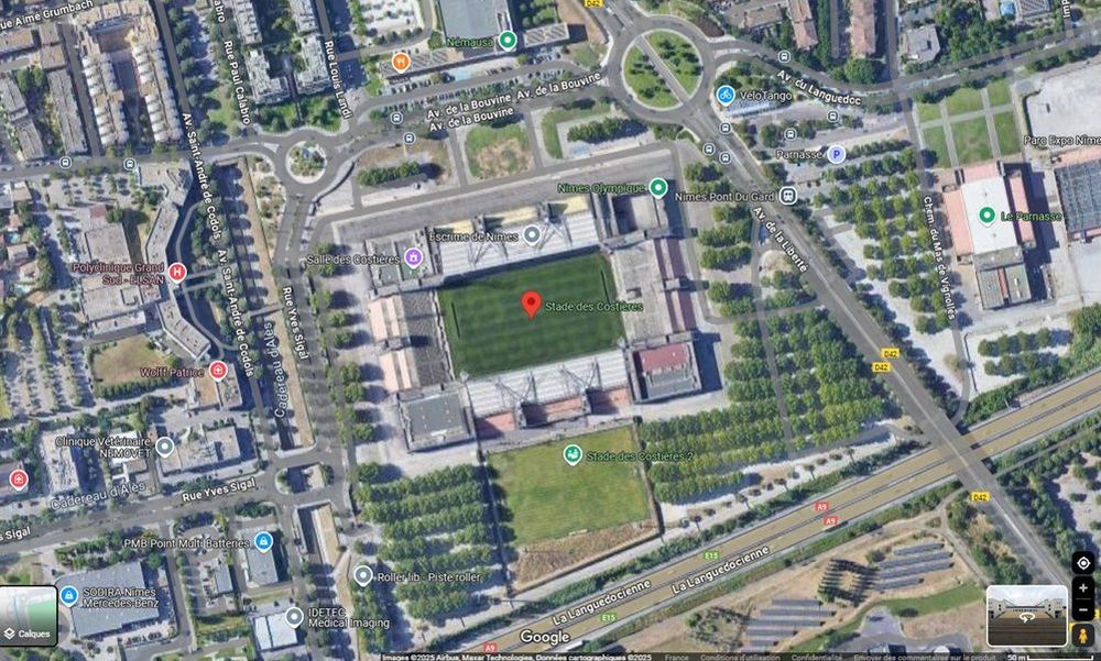 URBANISME COMMERCIAL – STADE DES COSTIERES – NIMES OLYMPIQUE