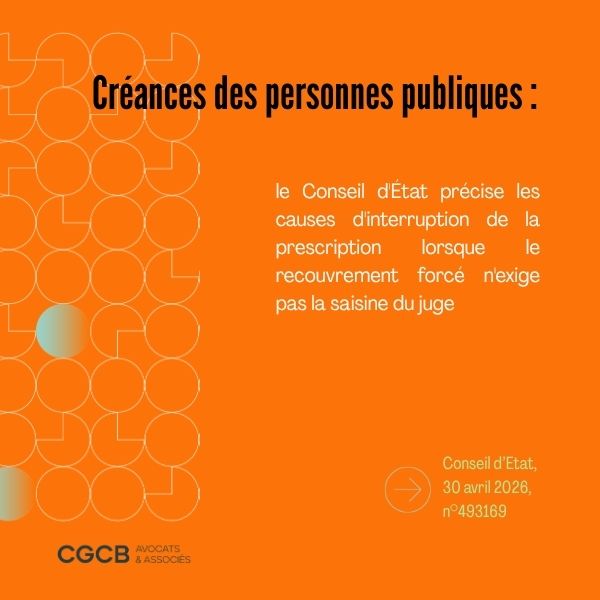 Créances des personnes publiques