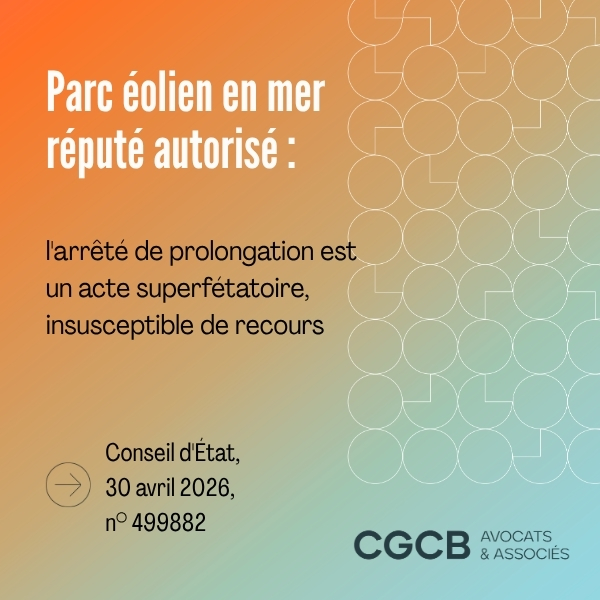 PARC ÉOLIEN EN MER RÉPUTÉ AUTORISÉ