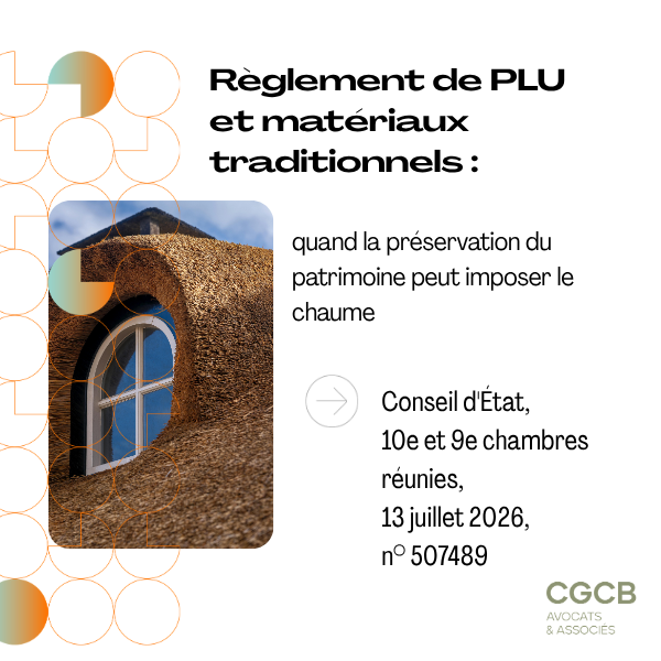 Règlement de PLU et matériaux traditionnels