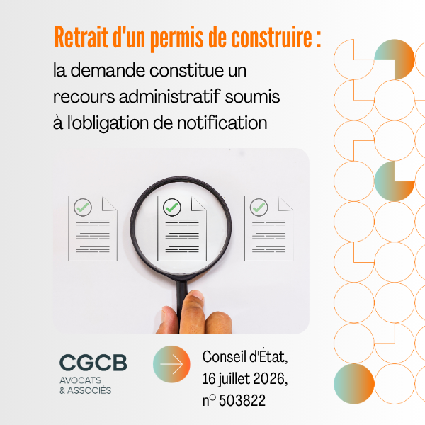 Retrait d'un permis de construire